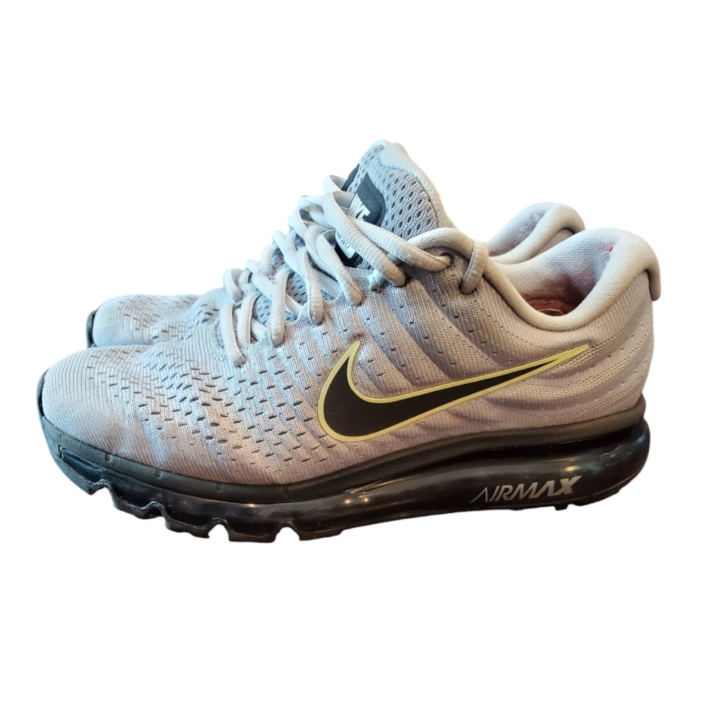 Nike Air Max 2017 Wolf Gray Volt Sneakers